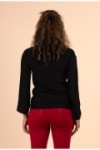 Blouse col V manches évasée
