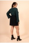 Blouse col V manches évasée