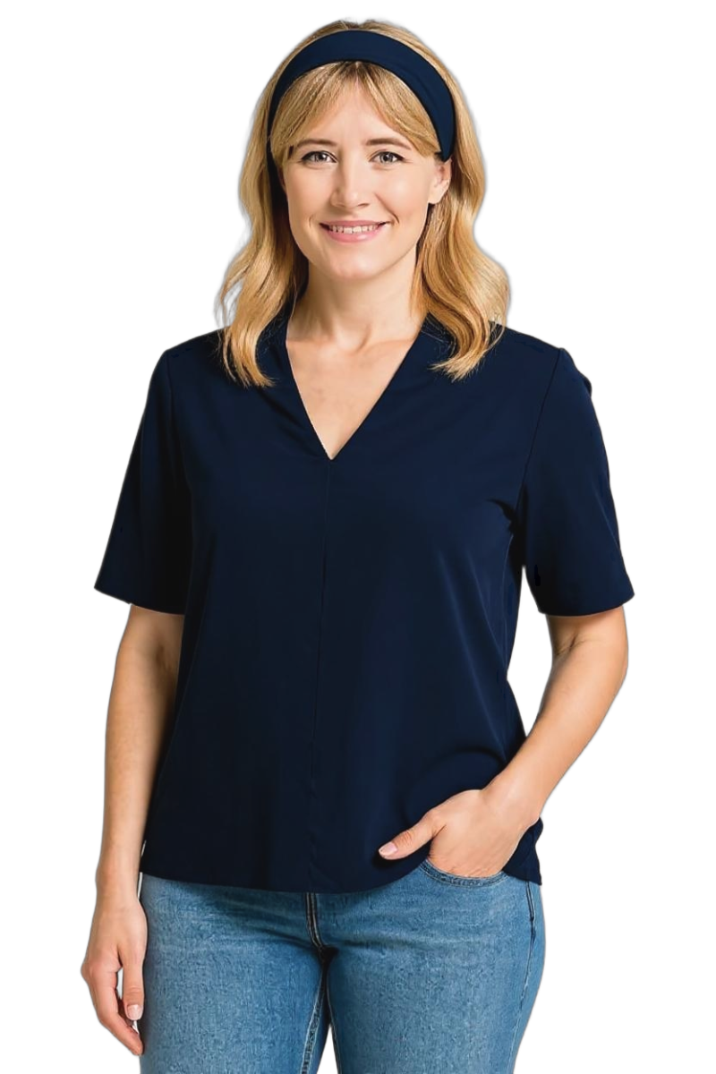 Top fluide couleur unie