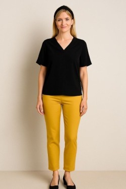 Top fluide couleur unie