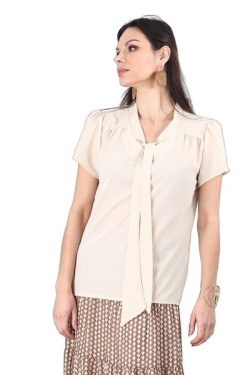 Chemise col foulard