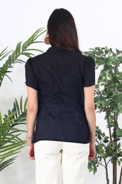 Chemise col foulard