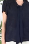 Chemise col foulard