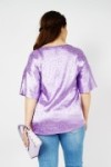 Tunique oversize en satin