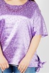Tunique oversize en satin