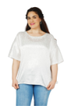 Tunique oversize en satin