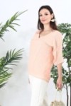 Blouse fluide à volants