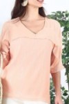 Blouse fluide à volants