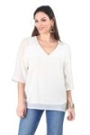 Blouse fluide à volants