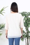 Blouse fluide à volants