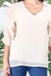Blouse fluide à volants