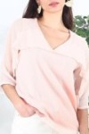 Blouse fluide à volants