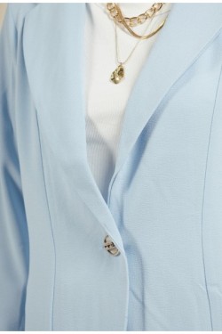 Veste tailleur légère en Crêpe avec épaulettes