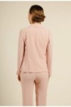 Veste tailleur légère en Crêpe avec épaulettes