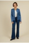 Veste Blouson Cintrée en Faux Cuir