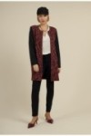 Veste longue en maille