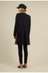 Veste longue en maille