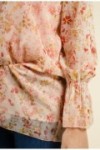 Blouse à imprimés floraux