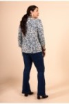 Blouse évasé à l'imprimé