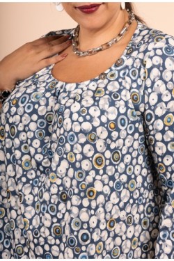 Blouse évasé à l'imprimé