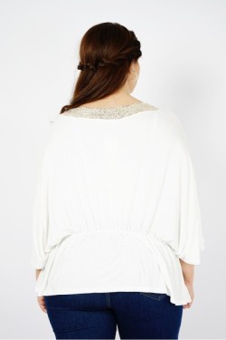 Blouse coupe chauve-souris
