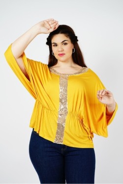 Blouse coupe chauve-souris