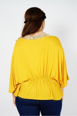 Blouse coupe chauve-souris