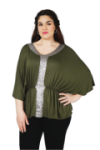 Blouse coupe chauve-souris