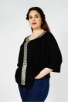 Blouse coupe chauve-souris