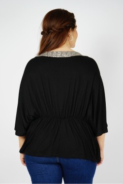 Blouse coupe chauve-souris