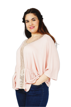 Blouse coupe chauve-souris