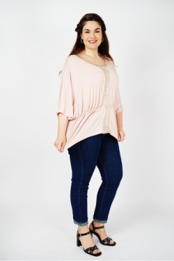Blouse coupe chauve-souris