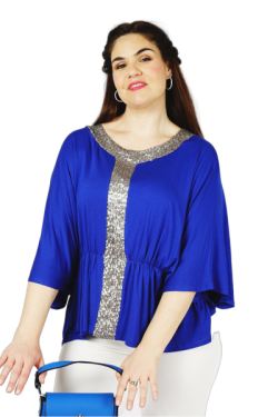 Blouse coupe chauve-souris