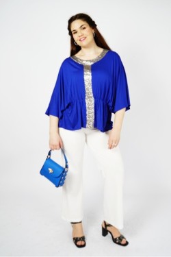 Blouse coupe chauve-souris