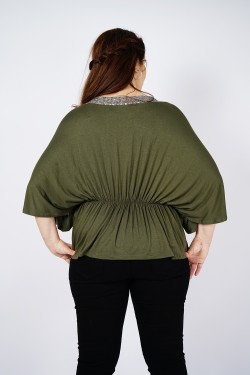 Blouse coupe chauve-souris