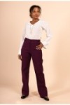 Pantalon coupe bootcut stretch