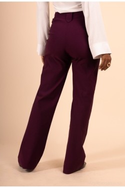 Pantalon coupe bootcut stretch
