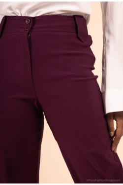 Pantalon coupe bootcut stretch