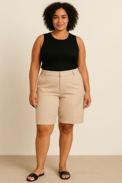 Bermuda Taille Haut