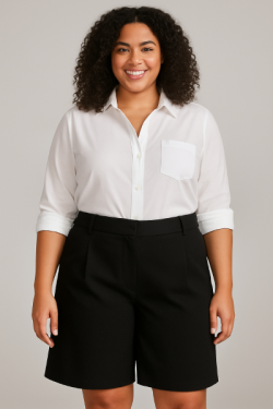 Bermuda Taille Haut