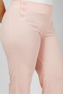 Pantalon taille haute stretch