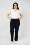 Pantalon taille haute stretch