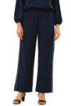 Pantalon fluide avec bandes blanches