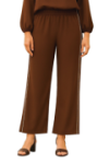 Pantalon fluide avec bandes blanches