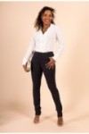 Pantalon slim taille haute
