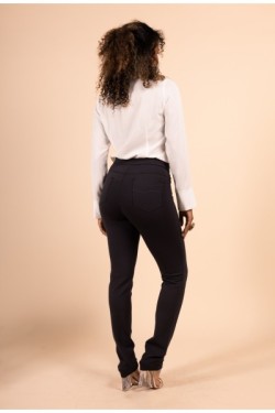 Pantalon slim taille haute
