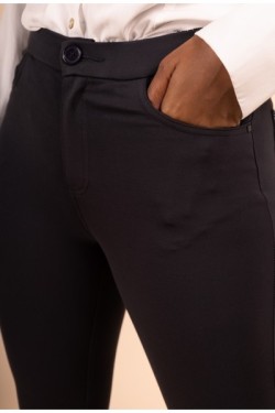Pantalon slim taille haute
