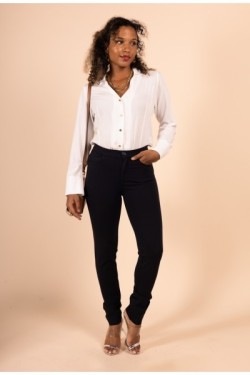 Pantalon slim taille haute