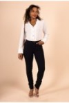 Pantalon slim taille haute
