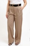 Pantalon large et fluide taille haute